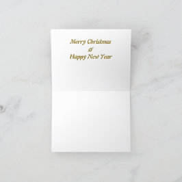 Merry christmas boho style helgkort