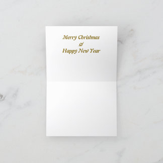 Merry christmas boho style helgkort