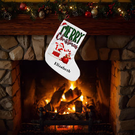 Merry Christmas by Santa - Christmas Stocking Liten Julstrumpa