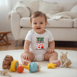 Merry Christmas by Santa - Personalized Bodysuit T Shirt