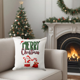 Merry Christmas by Santa - Throw Pillow Kudde