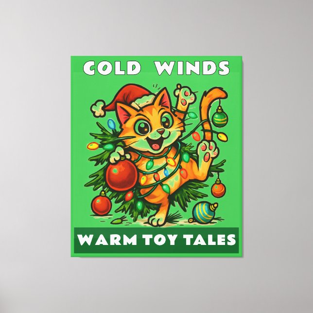 Merry Christmas Canvastryck (Framsida)