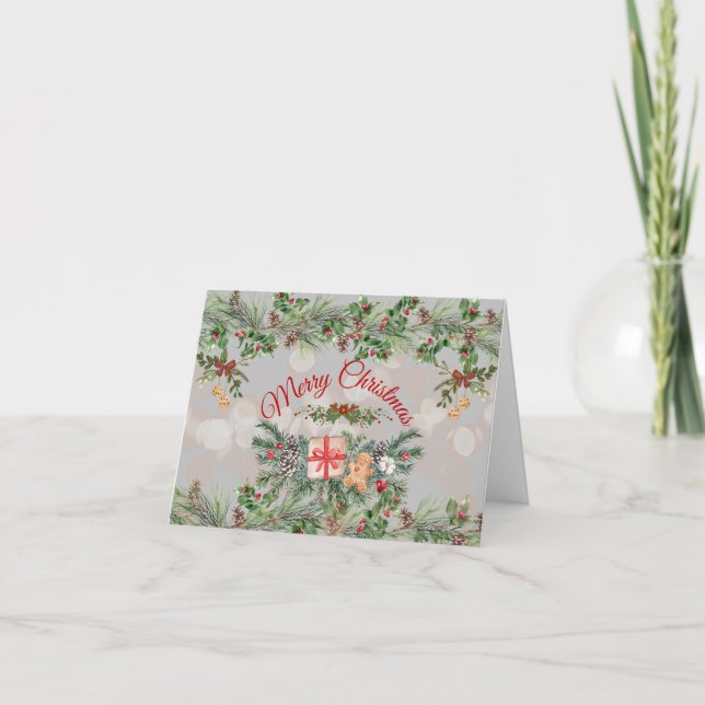 Merry Christmas card  Helgkort (Framsida)