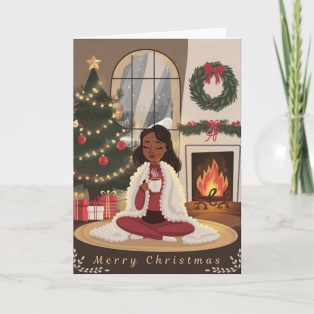 Merry Christmas Card Helgkort (Framsida)