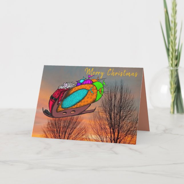 Merry Christmas Card Kort (Framsida)