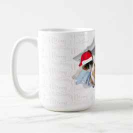 Merry Christmas cats and dogs mug Kaffemugg
