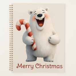 Merry Christmas Cute Polar Bear Design