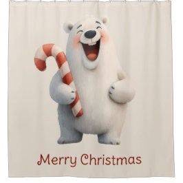 Merry Christmas Cute Polar Bear Design
