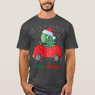 Merry Christmas Cute T-Rex Christmas Tyrannosaurus T Shirt