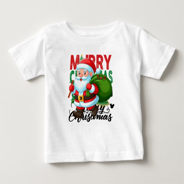 Merry Christmas Delivery T Shirt (Framsida)