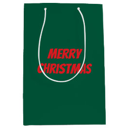 Merry Christmas elegant green &red personalized 