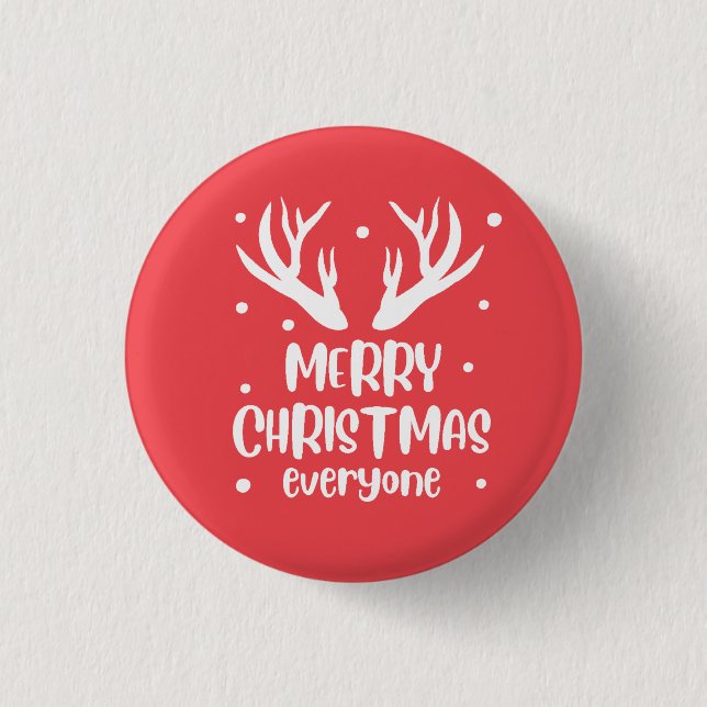 Merry Christmas Everyone Knapp (Framsida)