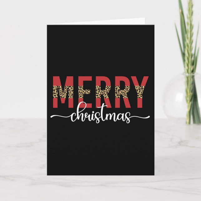 Merry Christmas Family Christmas Celebration Gifts Kort (Framsida)