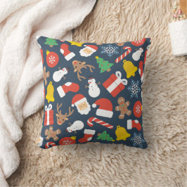 Merry Christmas family Gathering Set on Warm Kudde