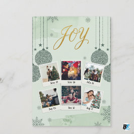 Merry Christmas Family Photo  Julkort