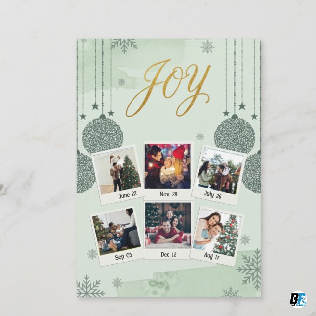 Merry Christmas Family Photo  Julkort (Skapare uppladdad)