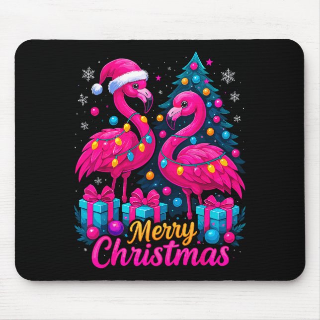 Merry Christmas Flamingo Xmas  Musmatta (Framsidan)