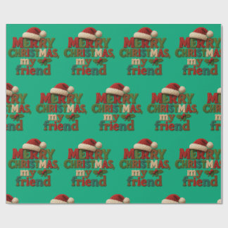 Merry Christmas Friend  Presentpapper