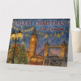 Merry Christmas from London Kort