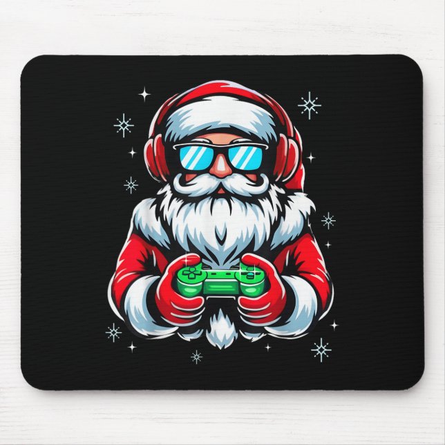 Merry Christmas Gamer Boys Mens Video Game Santa C Musmatta (Framsidan)