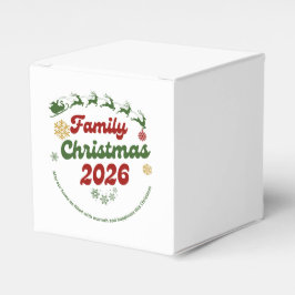 Merry Christmas Gift Box Presentaskar