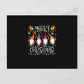 Merry Christmas Gnome Matching Family Party Pajama Vykort