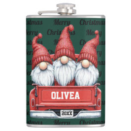 Merry Christmas Gnomes in Truck Fickplunta