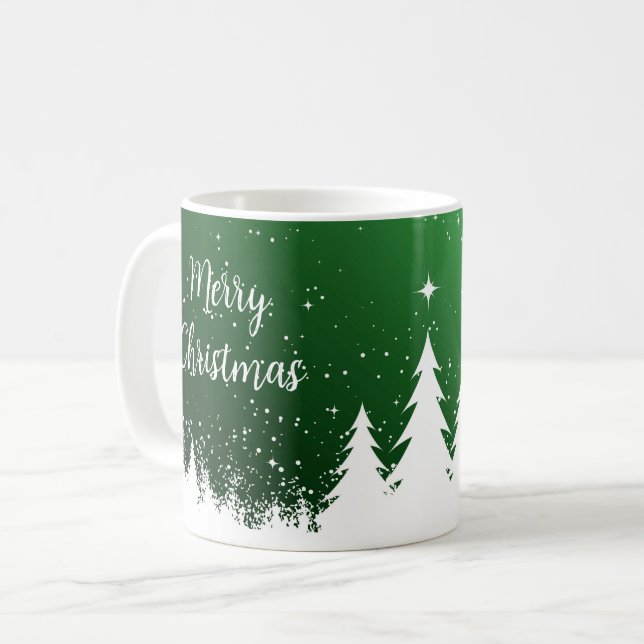  Merry Christmas Green Mug Kaffemugg (Framsida vänster)