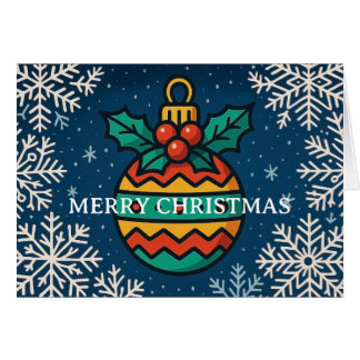 Merry Christmas greeting card Hälsningskort