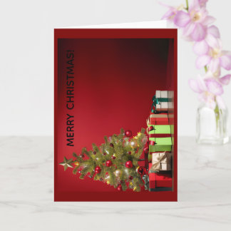 Merry Christmas Greeting Card Kort