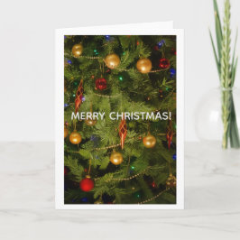 Merry Christmas Greeting Card Kort