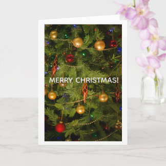 Merry Christmas Greeting Card Kort