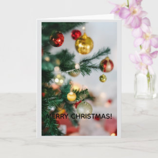Merry Christmas Greeting Card Kort
