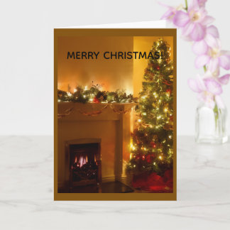 Merry Christmas Greeting Card Kort