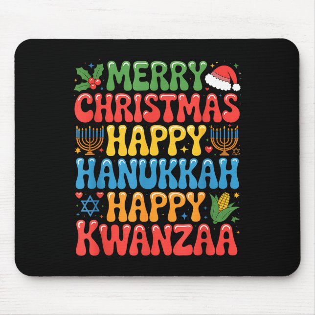Merry Christmas Happy Hanukkah Kwanzaa Quote  Musmatta (Framsidan)