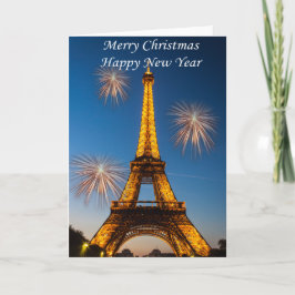 Merry Christmas Happy New Year #1 Helgkort