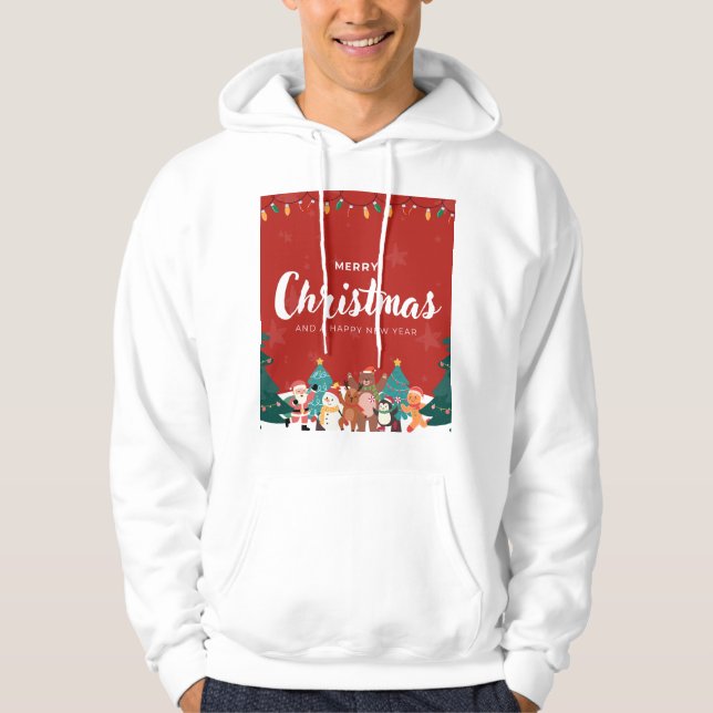 🎄 Merry Christmas & Happy New Year – A Magical Wi Hoodie (Framsida)
