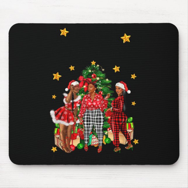 Merry Christmas Happy New Year African American Bl Musmatta (Framsidan)