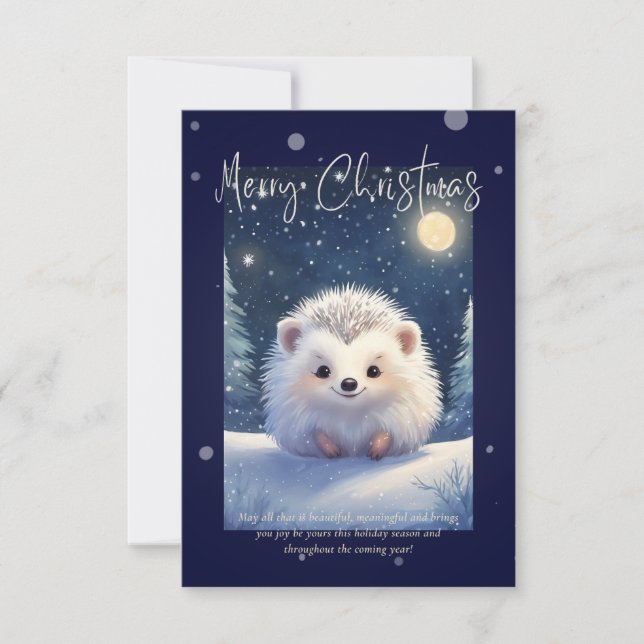 Merry Christmas | Hedgehog  (Framsida)