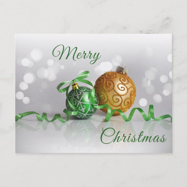 Merry Christmas Helg Vykort (Framsida)