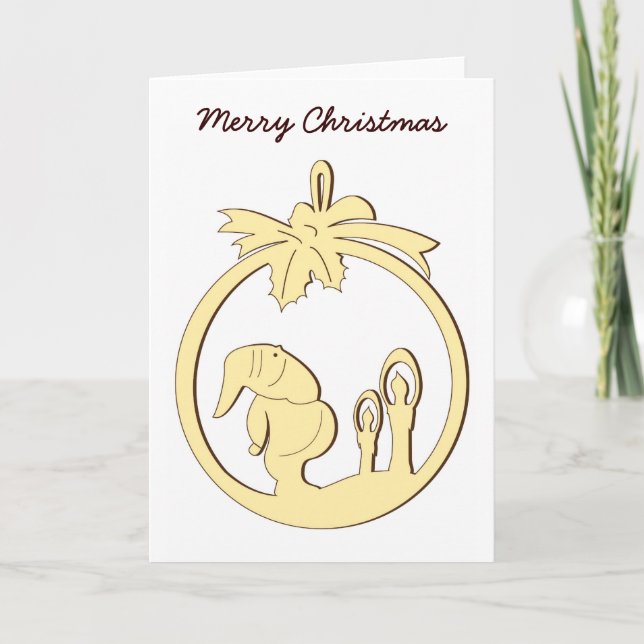 Merry Christmas Helgkort (Framsida)