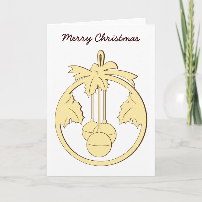 Merry Christmas Helgkort (Framsida)