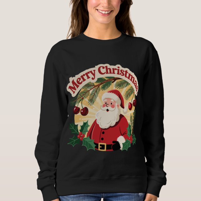 Merry Christmas Holiday Design T Shirt (Framsida)
