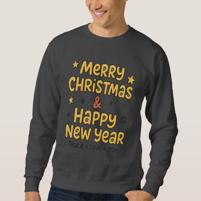 Merry Christmas Holiday & New Year Gift Sweatshirt (Framsida)