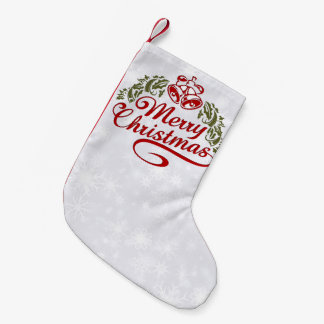 "Merry Christmas" Holiday Stocking Liten Julstrumpa
