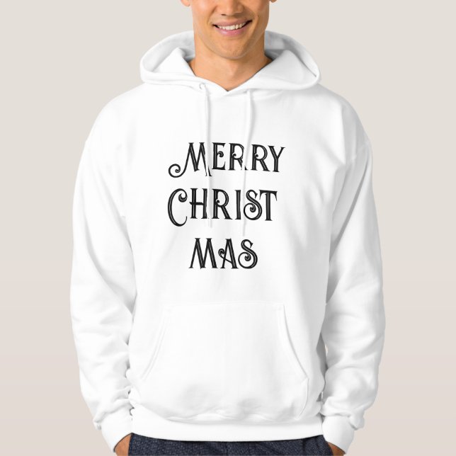 MERRY CHRISTMAS HOODIE (Framsida)