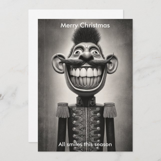 Merry Christmas Humor Santa Holidays greeting  Julkort (Fram/baksida)