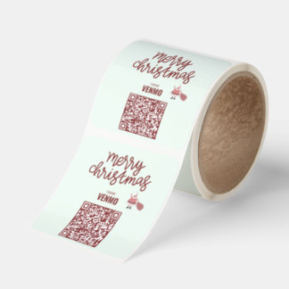 Merry Christmas I Accept VENMO Funny Fyrkantigt Klistermärke