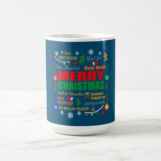 Merry Christmas In Different Languages Xmas Kaffemugg