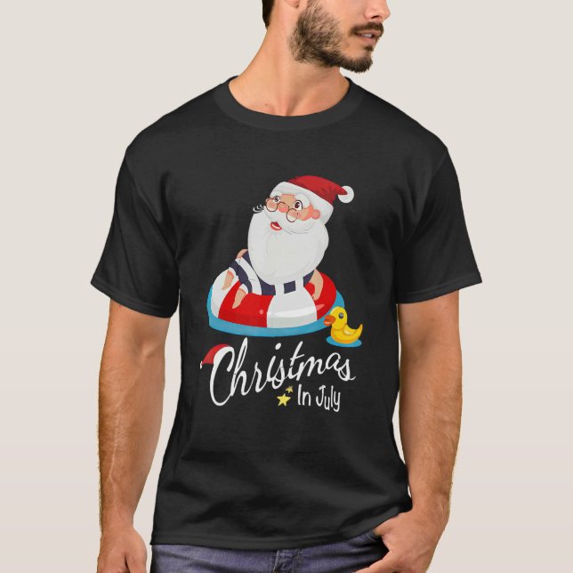 Merry christmas in July T Shirt (Framsida)